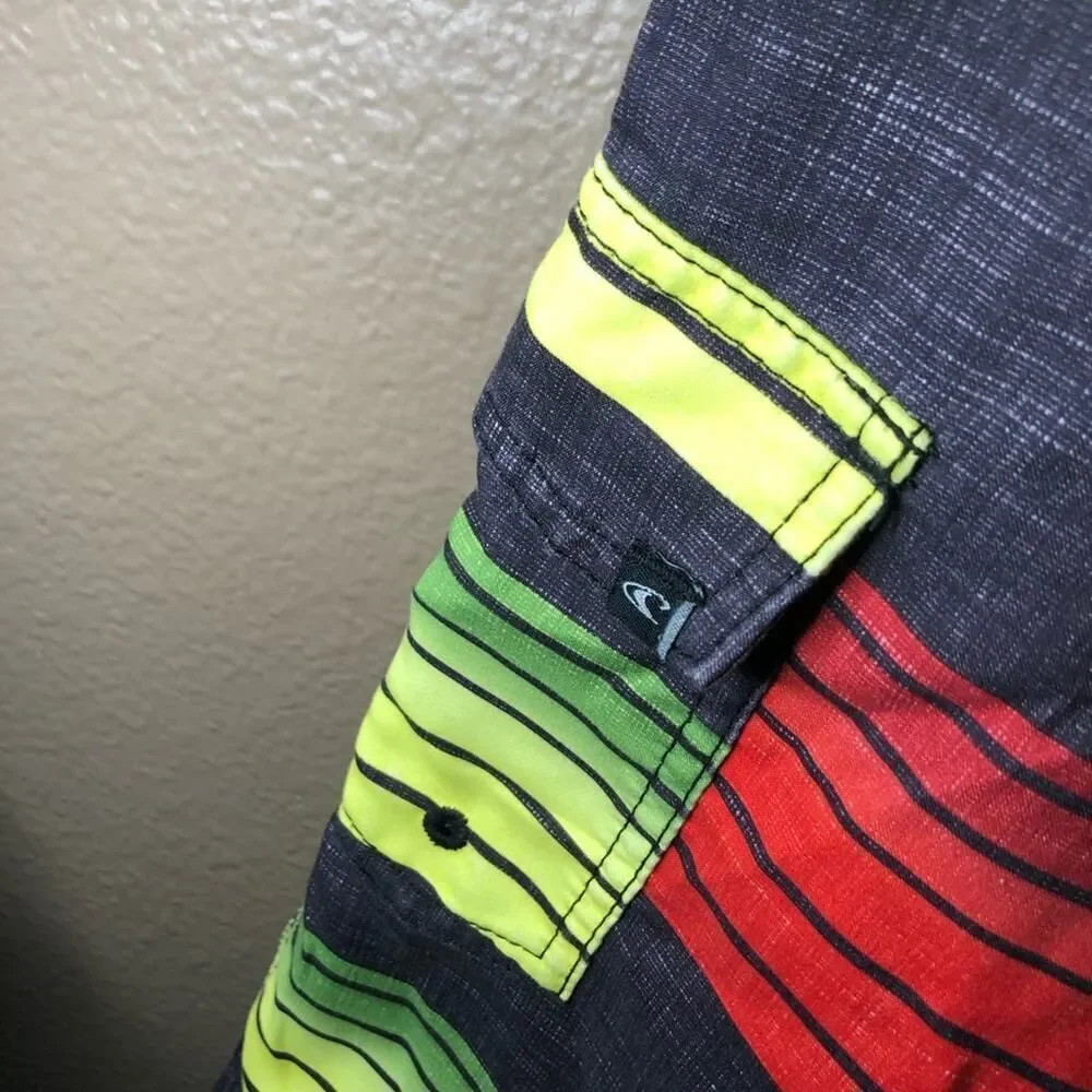 O’Neill Striped Board Shorts Size 29